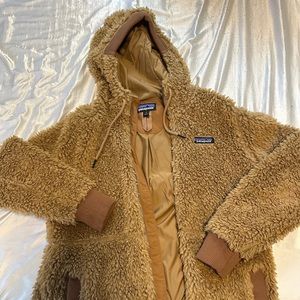 Brown Patagonia Mesa Fleece Parka